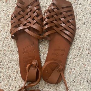 Genuine leather sandals